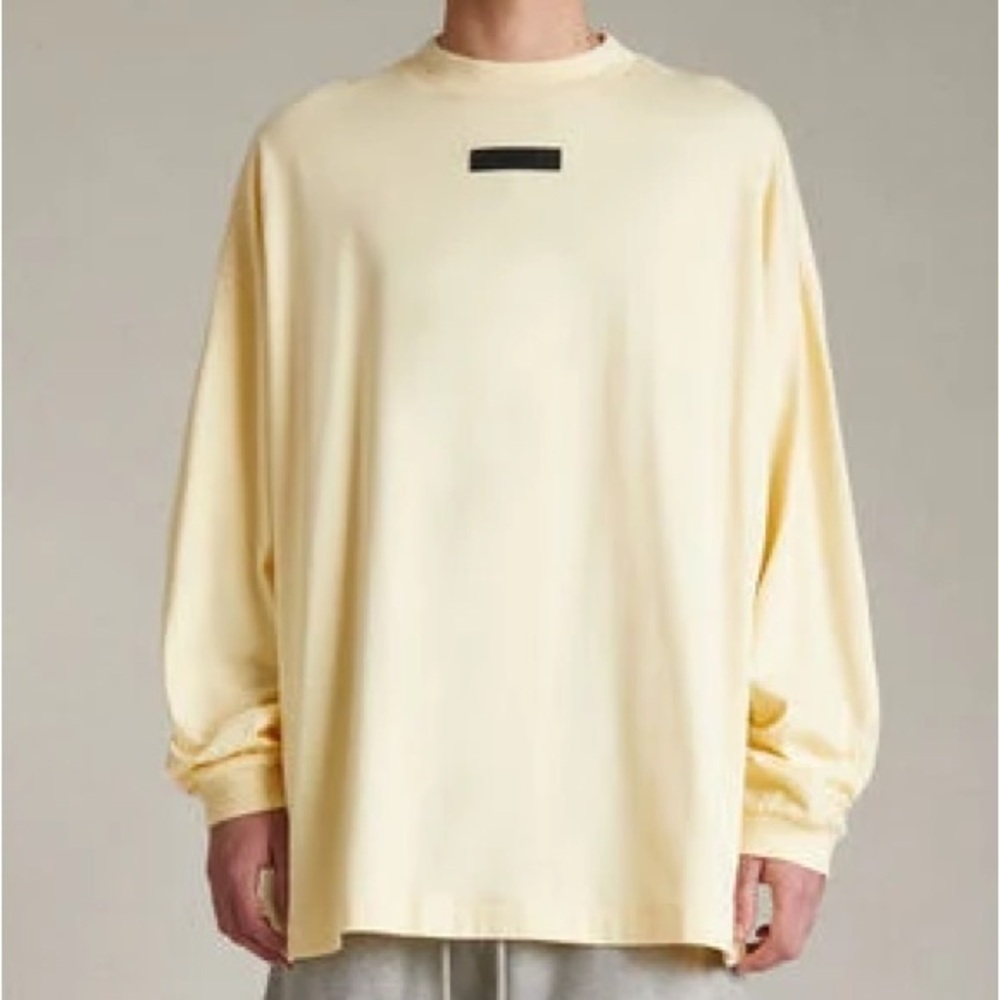 Essentials Yellow Men’s Long sleeve shirt